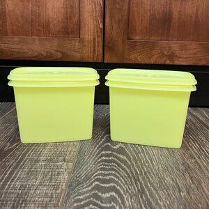 Vintage Tupperware Shelf Saver Stackable Container – Set of 2